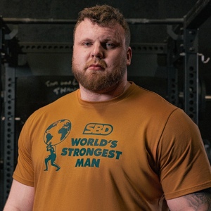 Футболка World's Strongest Man 2025 (рыжая)