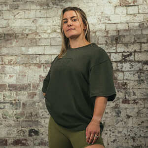 ОВЕРСАЙЗ ФУТБОЛКА RESOLVE («РЕШЕНИЕ») ЦВЕТ ХАКИ